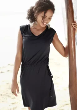 Outlet LASCANA Jerseykleid Schwarz