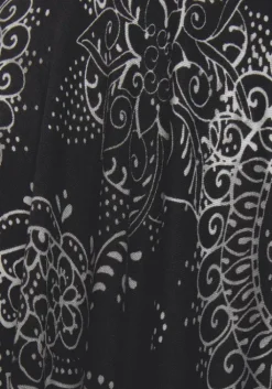 Vivance Jerseykleid Schwarz-Weis Bedruckt