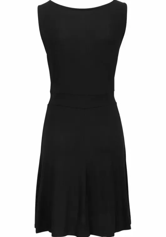 Best Beachtime Jerseykleid Schwarz