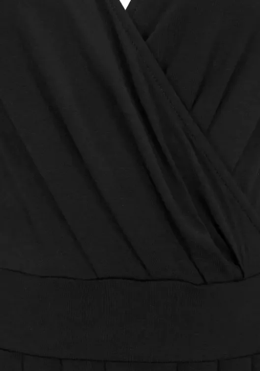 Best Beachtime Jerseykleid Schwarz