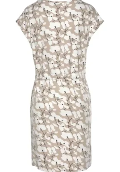 Clearance Beachtime Jerseykleid Beige-Creme-Bedruckt