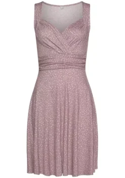 New Vivance Jerseykleid Rose-Mauve-Bedruckt