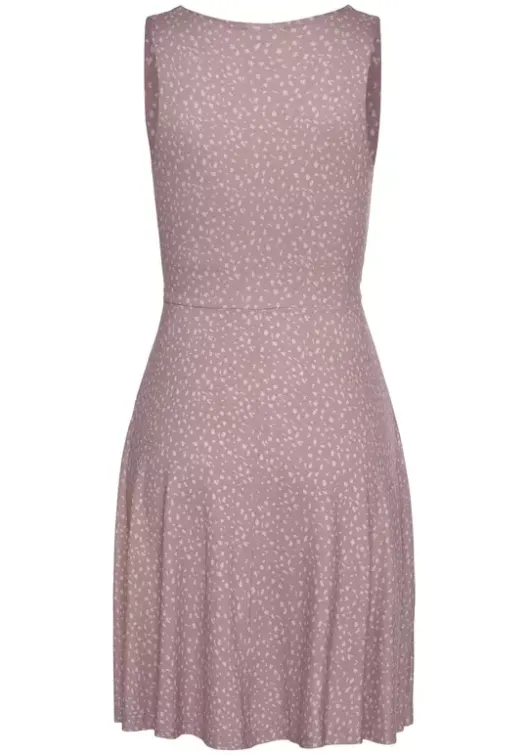 New Vivance Jerseykleid Rose-Mauve-Bedruckt