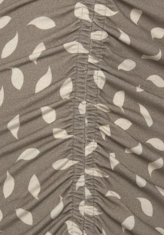 Vivance Jerseyrock Taupe-Creme Bedruckt