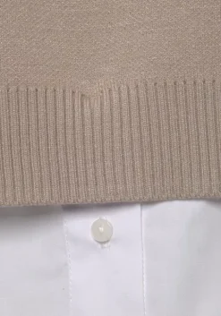 Outlet Vivance Kapuzenpullover Beige