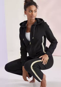 Hot Bench. Kapuzensweatjacke Schwarz