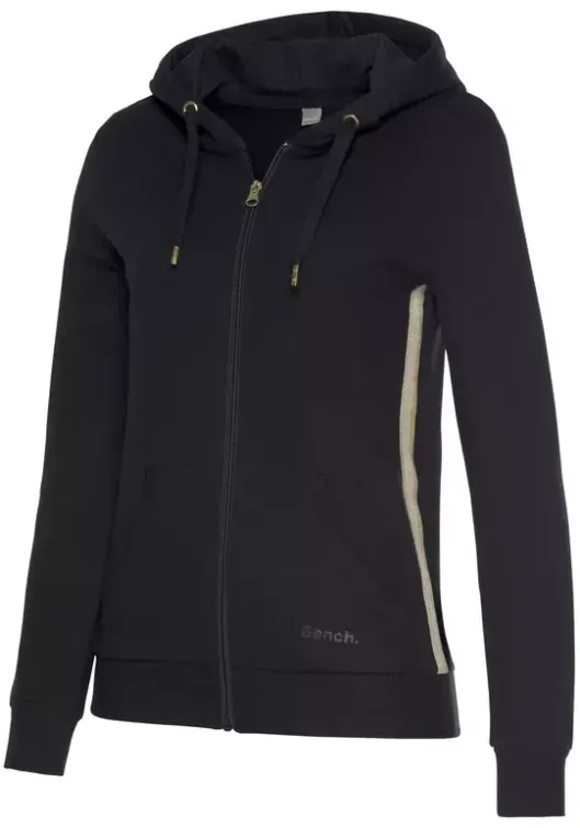 Hot Bench. Kapuzensweatjacke Schwarz