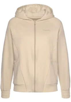 Discount Bench. Kapuzensweatjacke Beige