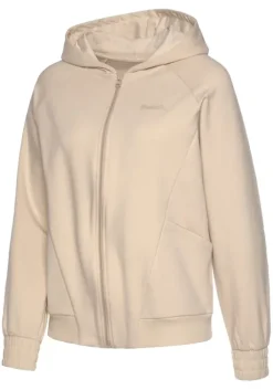 Discount Bench. Kapuzensweatjacke Beige