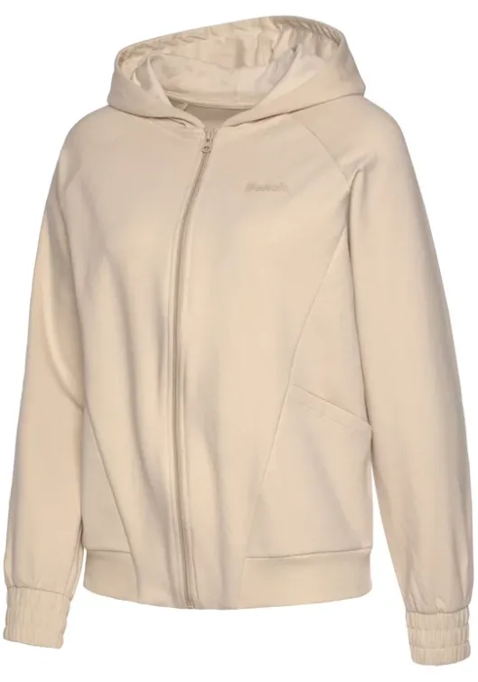 Discount Bench. Kapuzensweatjacke Beige
