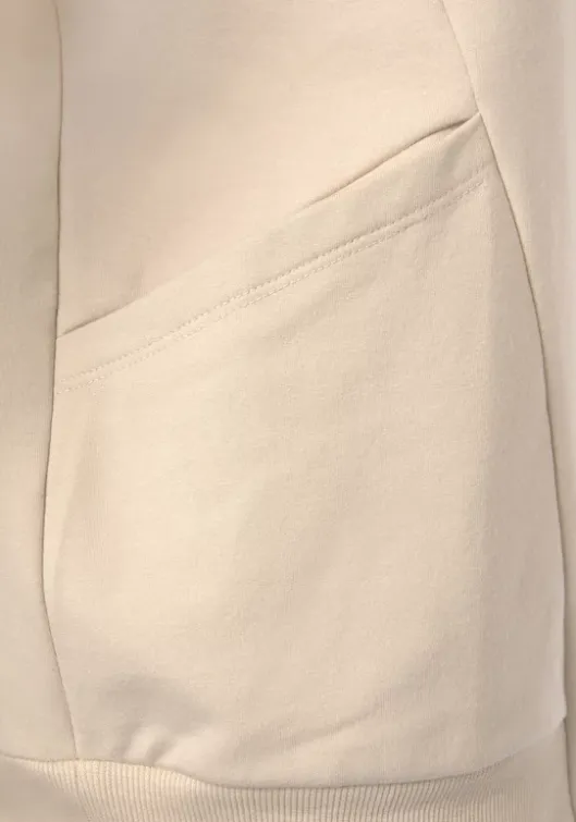 Discount Bench. Kapuzensweatjacke Beige