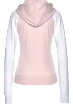 Sale Bench. Kapuzensweatjacke Rosa-Weis
