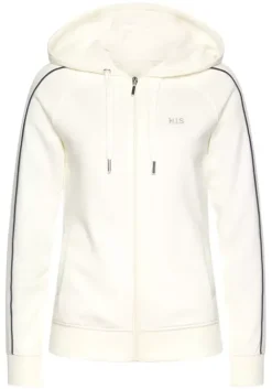 New H.I.S Kapuzensweatjacke Ecru