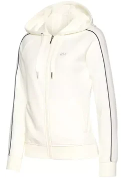 New H.I.S Kapuzensweatjacke Ecru