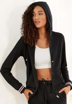 Outlet H.I.S Kapuzensweatjacke Schwarz