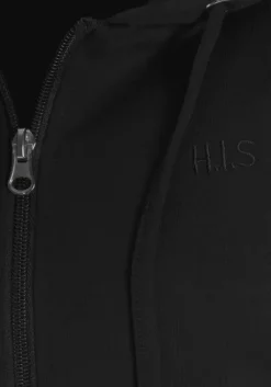 Outlet H.I.S Kapuzensweatjacke Schwarz