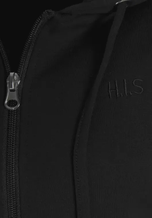 Outlet H.I.S Kapuzensweatjacke Schwarz