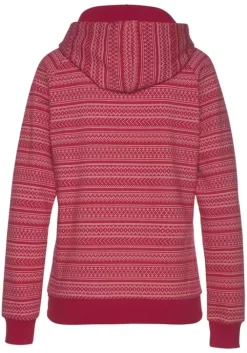 Outlet s.Oliver Kapuzensweatjacke Cherryrot