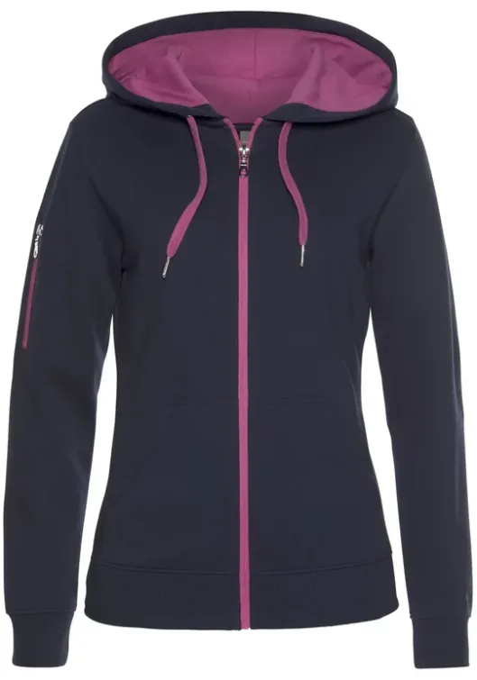 Best Bench. Kapuzensweatjacke Navy-Pink