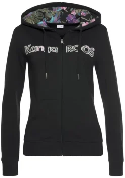 Kapuzensweatjacke Homewear-Oberteile