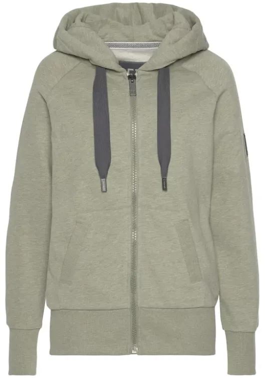Discount Elbsand Kapuzensweatjacke"Kelina" Grun Meliert
