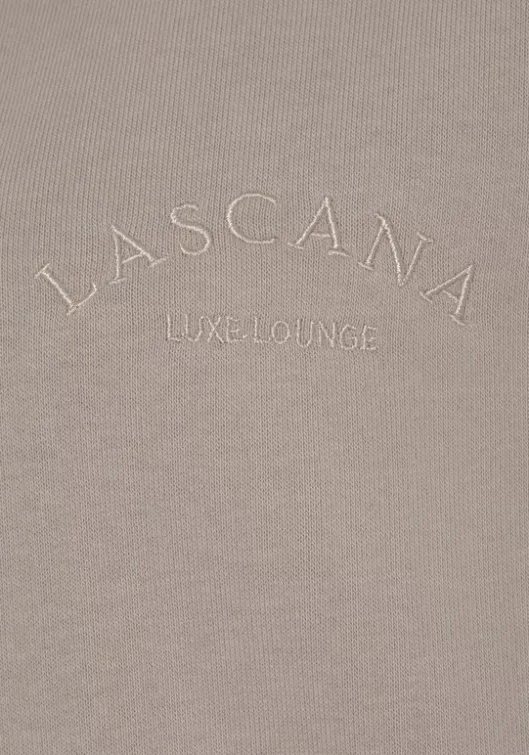 Sale LASCANA Kapuzensweatjacke"-Sweatjacke Mit Kapuze" Taupe