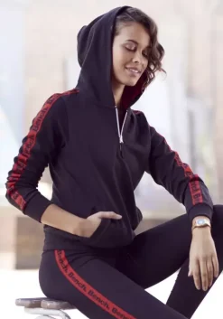 Hot Bench. Kapuzensweatshirt Schwarz