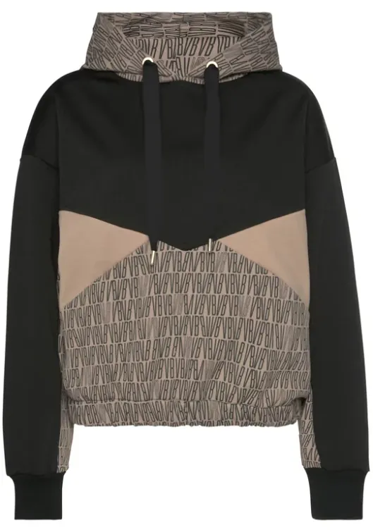 Venice Beach Kapuzensweatshirt Toffee-Schwarz