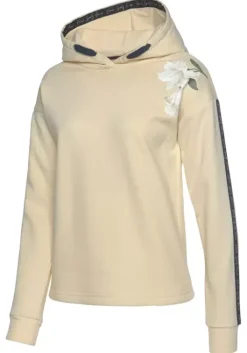 New Bench. Kapuzensweatshirt Creme