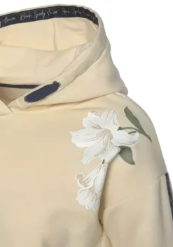 New Bench. Kapuzensweatshirt Creme