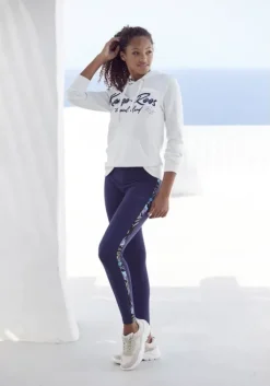 New KangaROOS Kapuzensweatshirt Ecru