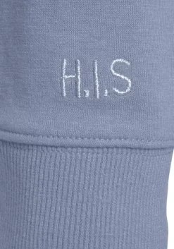 Discount H.I.S Kapuzensweatshirt Blue