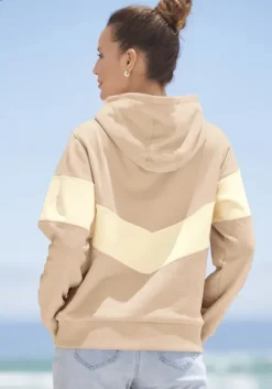Clearance Venice Beach Kapuzensweatshirt Beige-Vanille