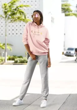 Buffalo Kapuzensweatshirt Hellrosa