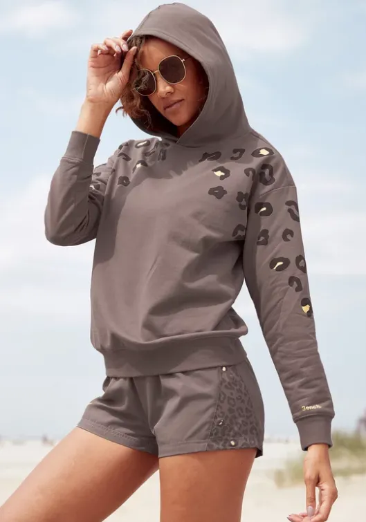 Bench. Kapuzensweatshirt Nougat-Leo