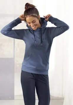 Sale LASCANA Kapuzensweatshirt Graublau
