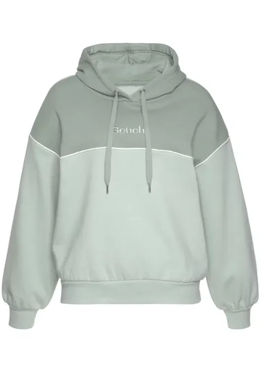 Sale Bench. Kapuzensweatshirt Graugrun-Hellgrun