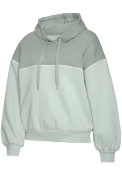 Sale Bench. Kapuzensweatshirt Graugrun-Hellgrun