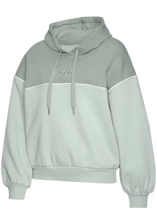 Sale Bench. Kapuzensweatshirt Graugrun-Hellgrun