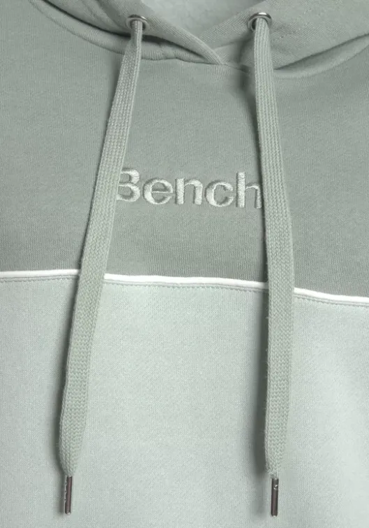 Sale Bench. Kapuzensweatshirt Graugrun-Hellgrun