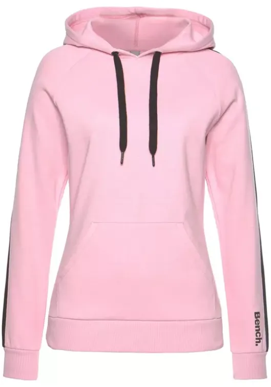 Bench. Kapuzensweatshirt Rosa-Schwarz
