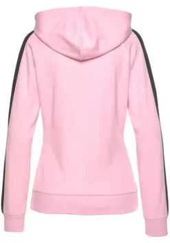 Bench. Kapuzensweatshirt Rosa-Schwarz