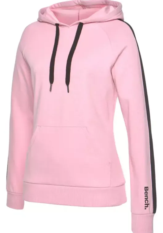 Bench. Kapuzensweatshirt Rosa-Schwarz