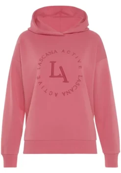 Discount Kapuzensweatshirt"- Performance Hoodie Mit Runder Logostickerei Und" Homewear-Oberteile