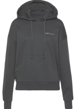 Clearance LASCANA Kapuzensweatshirt"Circular Collection" Anthrazit