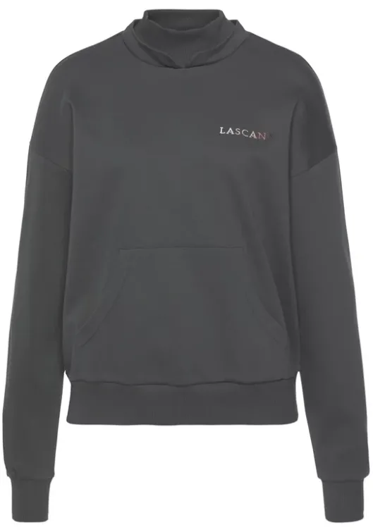Clearance LASCANA Kapuzensweatshirt"Circular Collection" Anthrazit