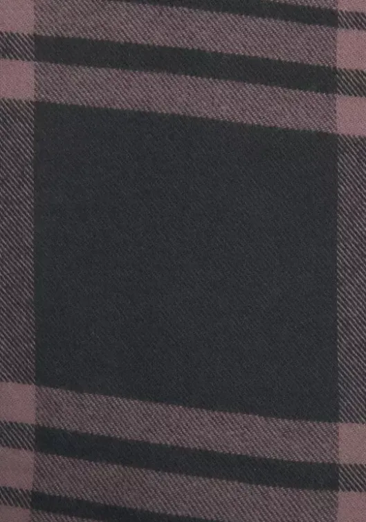 Clearance LASCANA Karobluse Lila-Schwarz-Kariert