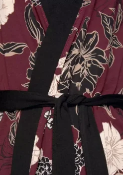 Clearance s.Oliver Kimono Bordeaux-Schwarz