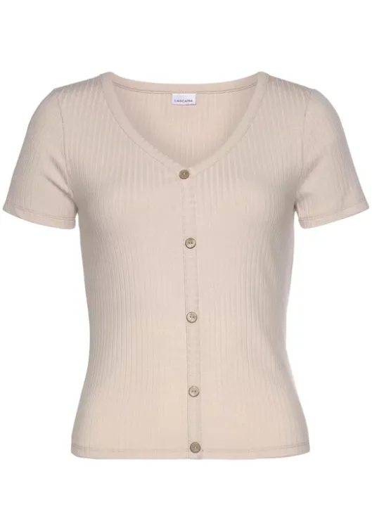Hot LASCANA Kurzarmshirt Beige
