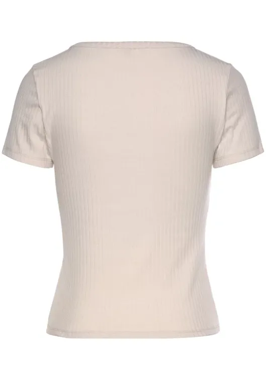 Hot LASCANA Kurzarmshirt Beige